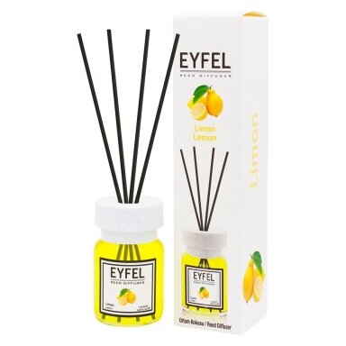Аромадиффузор  с палочками Eyfel Лимон120 мл