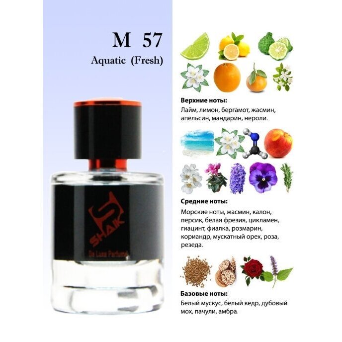 Shaik M57 (на основе Giorgio Armani Acqua di Gio Pour Homme), 50 ml 1